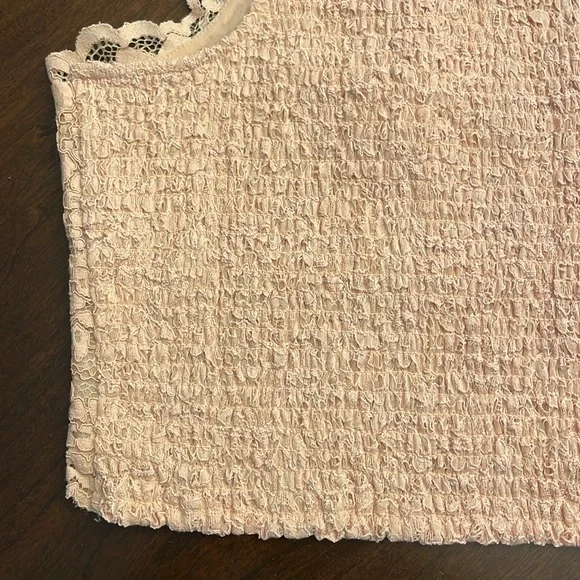 Blushing Lace Smocked Top by Express - Picture 11 of 16